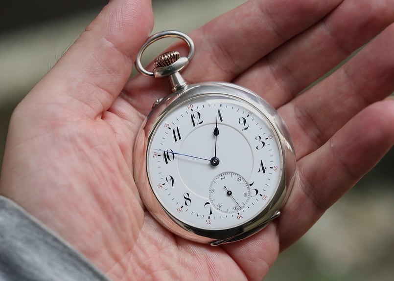 AX-29B システムグラスヒュッテ System Glashütte シルバーケース懐中