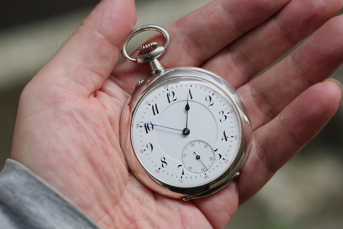 AX-29B システムグラスヒュッテ System Glashütte シルバーケース懐中