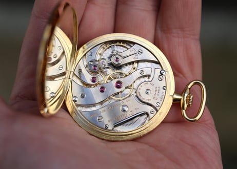 BA-6B  ティファニー　Tiffany & Co　懐中時計　K18YGケース
