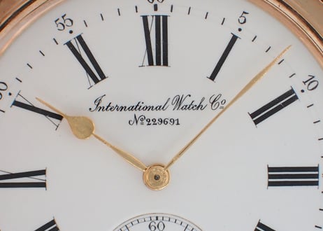 AZ-29B   IWC　International Watch Company 　Cal.53　K14RGハンターケース懐中時計