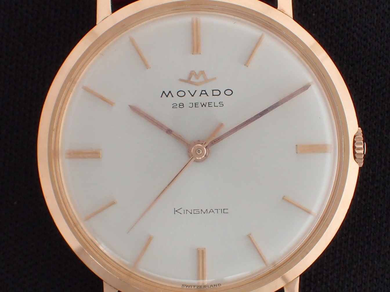 AZ-25B モバード MOVADO キングマチック KingMatic K18RG 自動