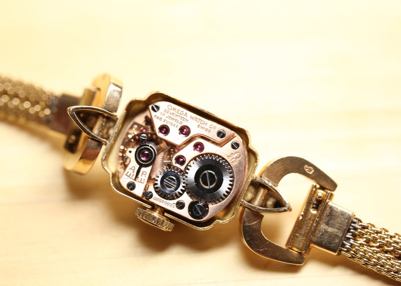 AP-77D オメガ OMEGA K18RGダイヤ 手巻き レディースウォッチ AP-77D オメガ OMEGA K18RGダイヤ 手巻き レディースウォッチ
