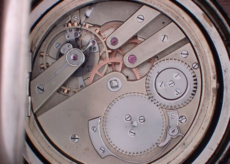 AK-39A　マリンクロノメーター型　デテント  Marine Chronometer 　鍵巻き鍵合せ置時計