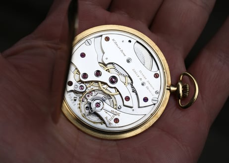 AZ-47B　ユリスナルダン   チューラーＷネーム 　Ulysse Nardin　　W.TURLER BERNE　K18YG  懐中時計　BOX付き
