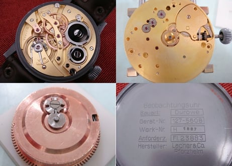 AP-108　LACO ドイツ空軍ナビゲーションウォッチWW2 タイプB（Baumuster B)オリジナルモデル