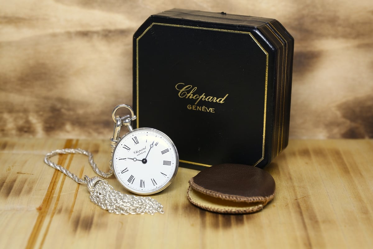 ショパール　時計　ケース　収納　chopard AZ-31B ショパール Chopard 懐中時計 シルバーケース オリジナル