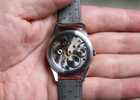 BA-38B  ロンジン  LONGINES　手巻き　Cal.12.68Z　スモールセコンド  スケルトン裏蓋付属
