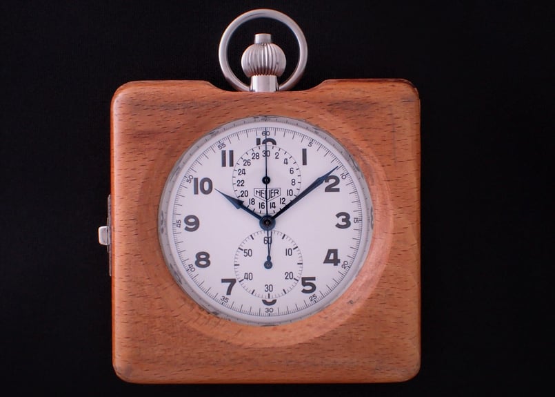 AQ-62B ホイヤー クロノグラフ HEUER chronograph military 懐