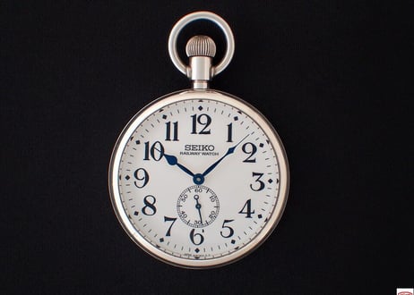 AX-8A セイコー　SEIKO　鉄道時計　ヒストリカルシリーズ懐中時計　Ref.8L34-0010、品番SCVR001　3000個限定