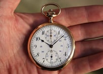 AT-14B　ゼニス　クロノグラフ　ZENITH　chronograph　懐中時計　K14RGケース