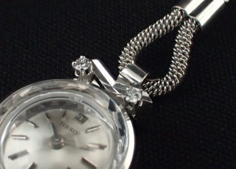ＡL-26B　ティソ　TISSOT　K14WG・4Pダイヤケース　手巻き　レディース