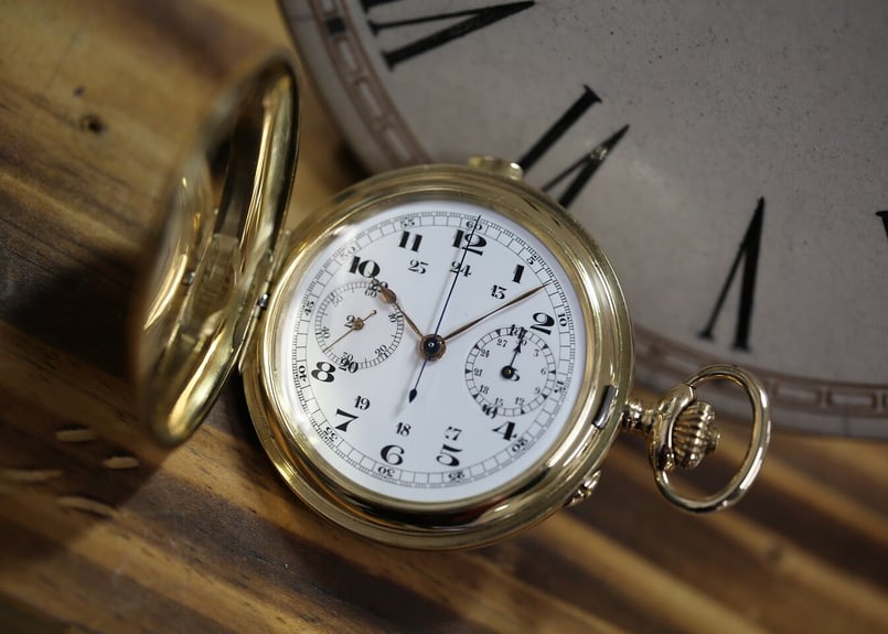 ホイヤー　HEUER 懐中時計　手巻き　ニッポン放送 タグホイヤー 手巻き 懐中時計