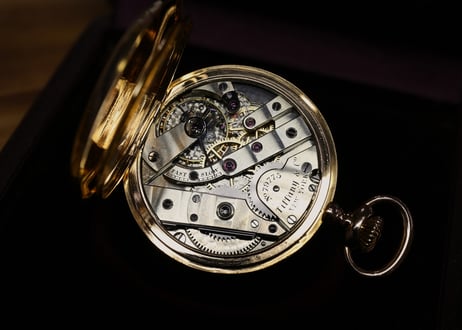 AY-9C ティファニー　Tiffany & Co.　懐中時計　K18RG　BOX付き