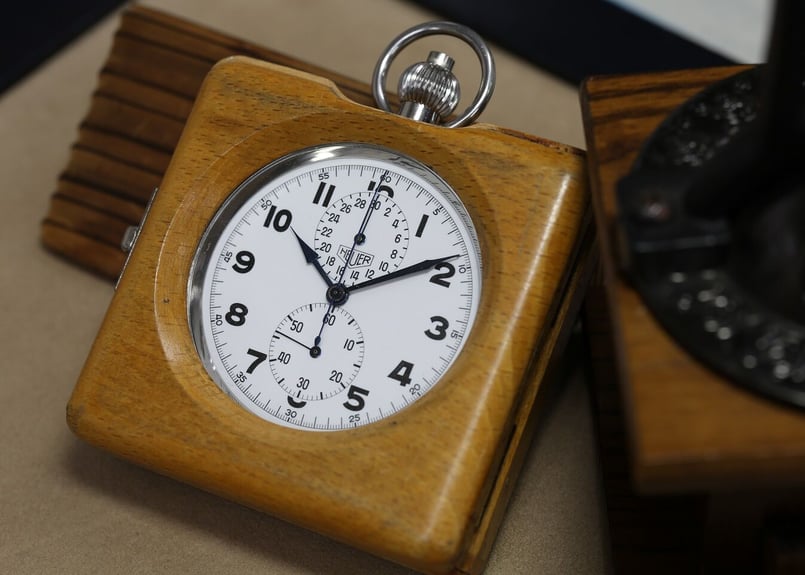 AQ-62B ホイヤー クロノグラフ HEUER chronograph military 懐