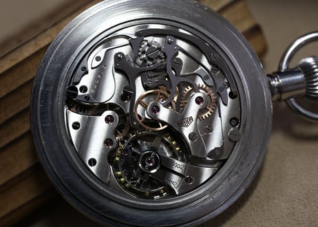 AQ-62B　ホイヤー　クロノグラフ　HEUER chronograph military　懐中時計　スイス軍　ミリタリー