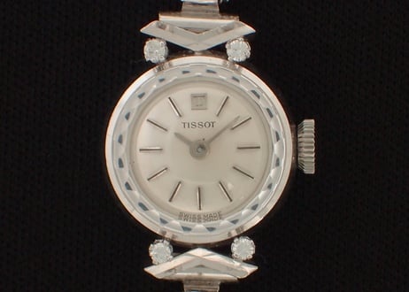 ＡL-26B　ティソ　TISSOT　K14WG・4Pダイヤケース　手巻き　レディース