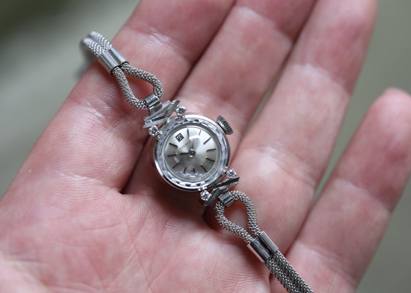 AL-26B ティソ TISSOT K14WG・4Pダイヤケース 手巻き レディース