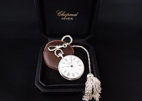 AZ-31B  ショパール　Chopard　懐中時計　シルバーケース　オリジナルBOX付き