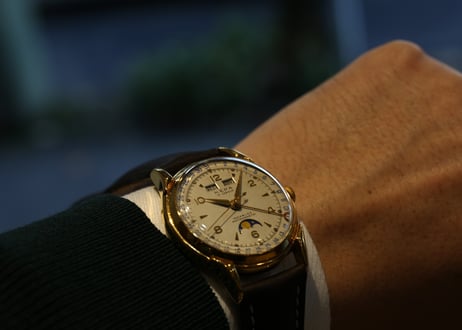 AZ-51D  MEPA WATCH　トリプルカレンダームーンフェイズ  手巻き