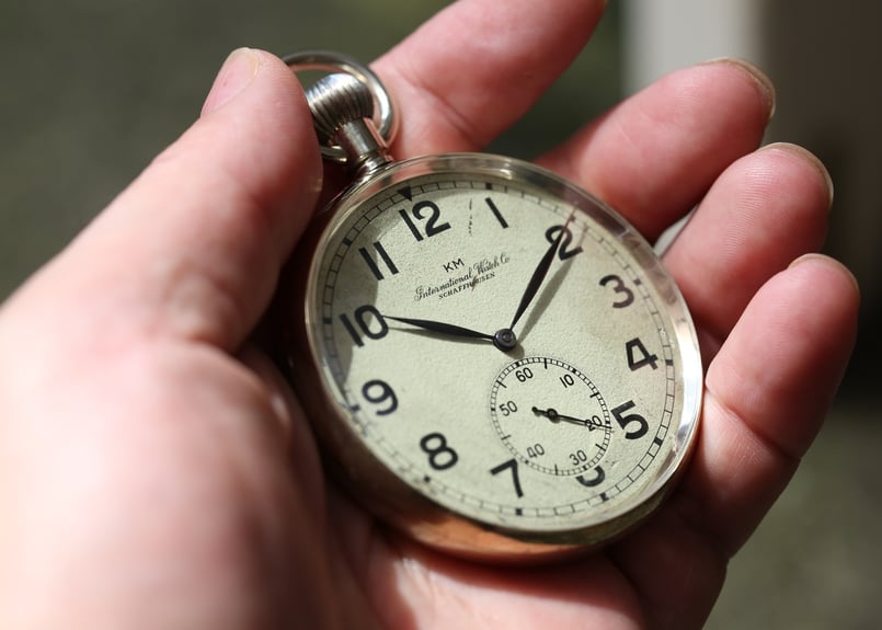 BA-33B IWC KM II.Kl. 旧ドイツ海軍 ミリタリー懐中時計 | アンティー