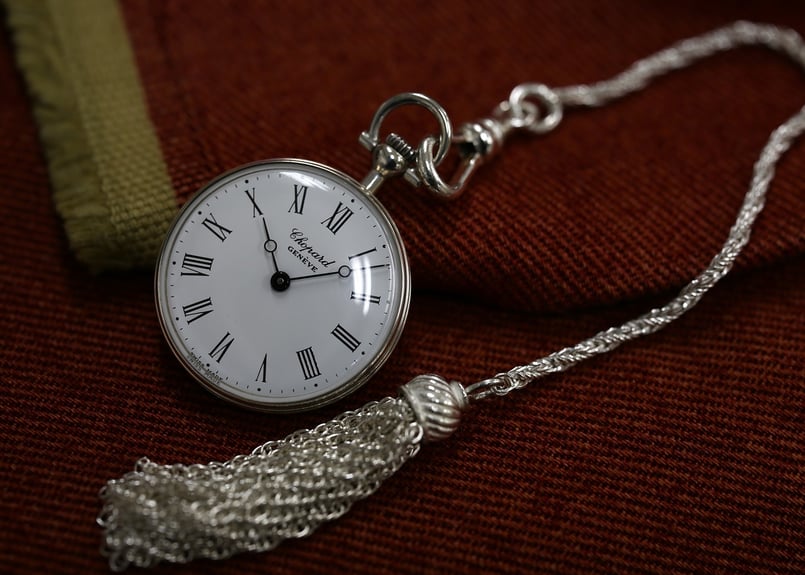 AZ-31B ショパール Chopard 懐中時計 シルバーケース 