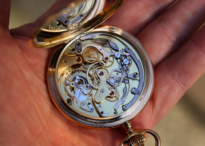 AT-14B ゼニス クロノグラフ ZENITH chronograph 懐中時計 K14RG