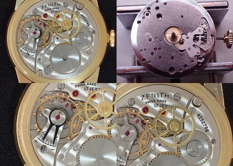 AZ-46B  ゼニス　ZENITH　手巻き　センターセコンド　Cal.126-5