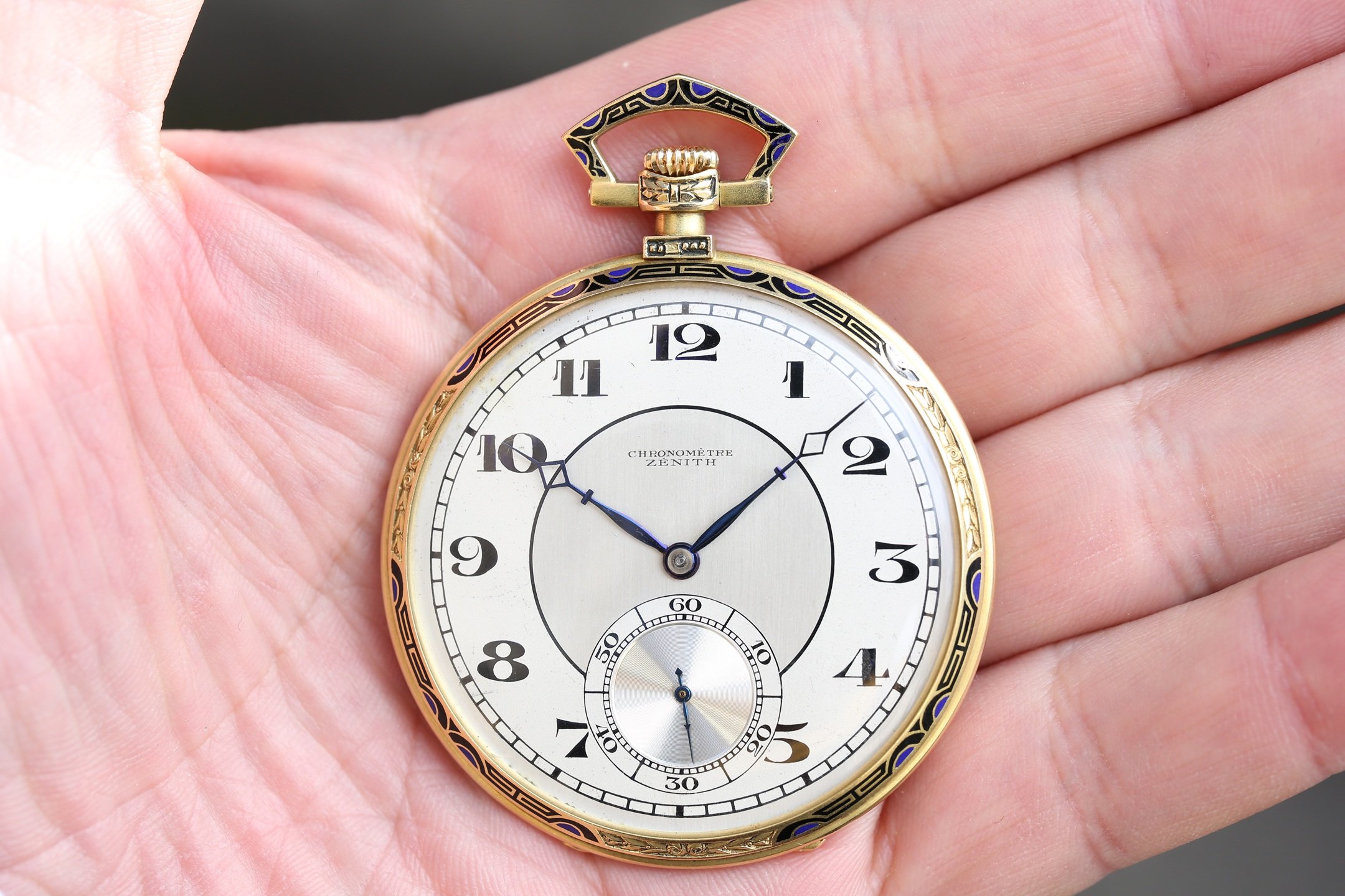 AX-59A ゼニス クロノメーター ZENITH Chronometre 薄型懐中時計