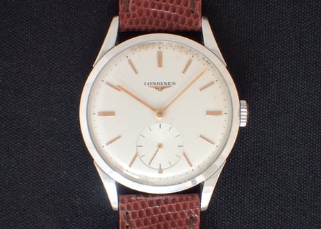 BA-38B  ロンジン  LONGINES　手巻き　Cal.12.68Z　スモールセコンド  スケルトン裏蓋付属