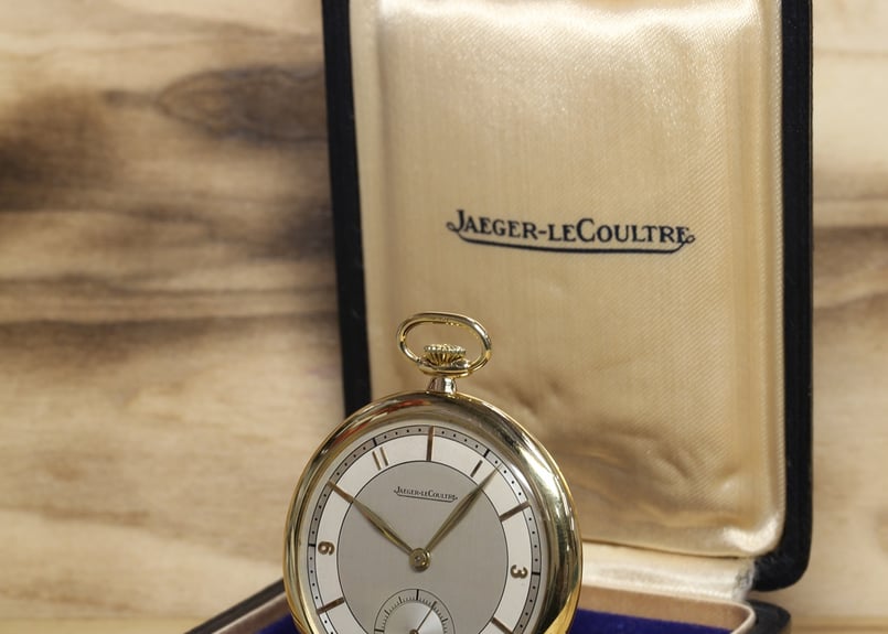 AZ-14B ジャガールクルト JAEGER LECOULTRE 懐中時計 K18YG薄 AZ-14B ジャガールクルト JAEGER LECOULTRE 懐中時計 K18YG薄