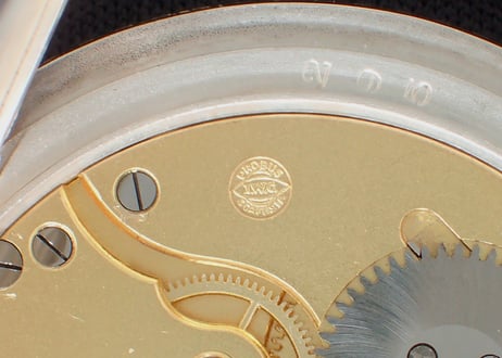 BA-55B   IWC  International Watch Co.　シルバーニエロ仕上げケース　懐中時計
