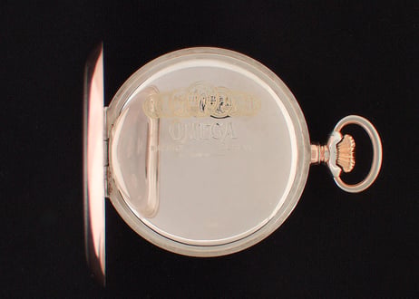 BA-34B  オメガ　ベルメイユ仕上げ　OMEGA　Vermeil　Cal.19LB.T1　懐中時計