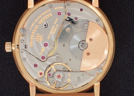AZ-24B  ユニバーサルジュネーブ  UNIVERSAL GENEVE　ゴールデンシャドー  GoldenShadow　自動巻き　K18YG