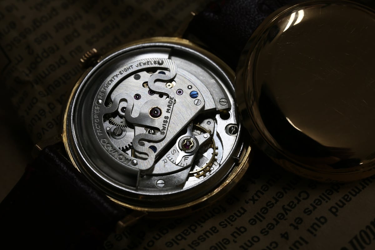 AZ-25B モバード MOVADO キングマチック KingMatic K18RG 自動