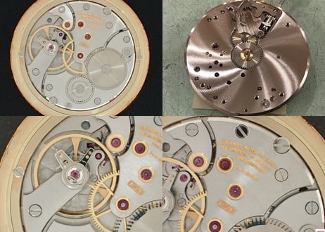 AV-26B　ロンジン　LONGINES　K18YG彫金ケース　Cal.878.4　懐中時計