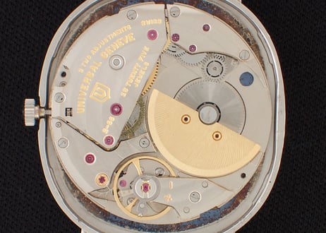 AZ-24B  ユニバーサルジュネーブ　 UNIVERSAL GENEVE　ホワイトシャドー  WhiteShadow　マイクロローター　ウルトラスリム　自動巻き