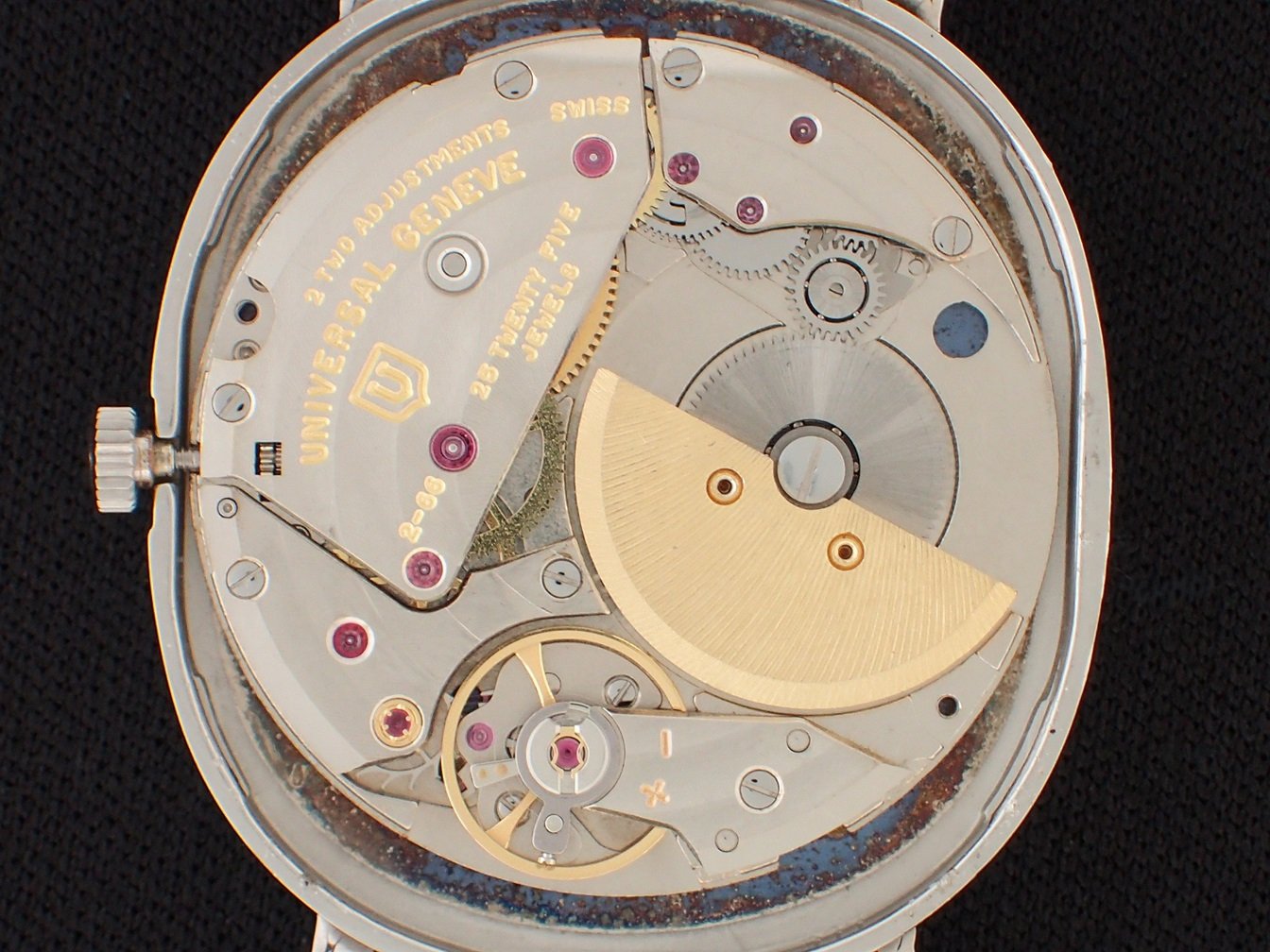 AZ-24B ユニバーサルジュネーブ UNIVERSAL GENEVE ホワイトシャドー