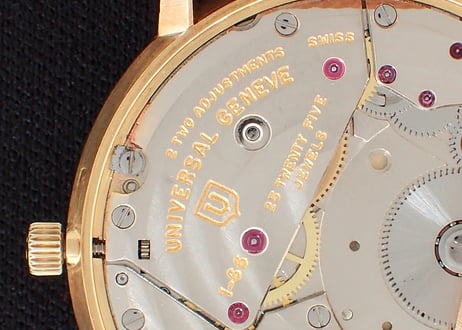 AZ-24B  ユニバーサルジュネーブ  UNIVERSAL GENEVE　ゴールデンシャドー  GoldenShadow　自動巻き　K18YG