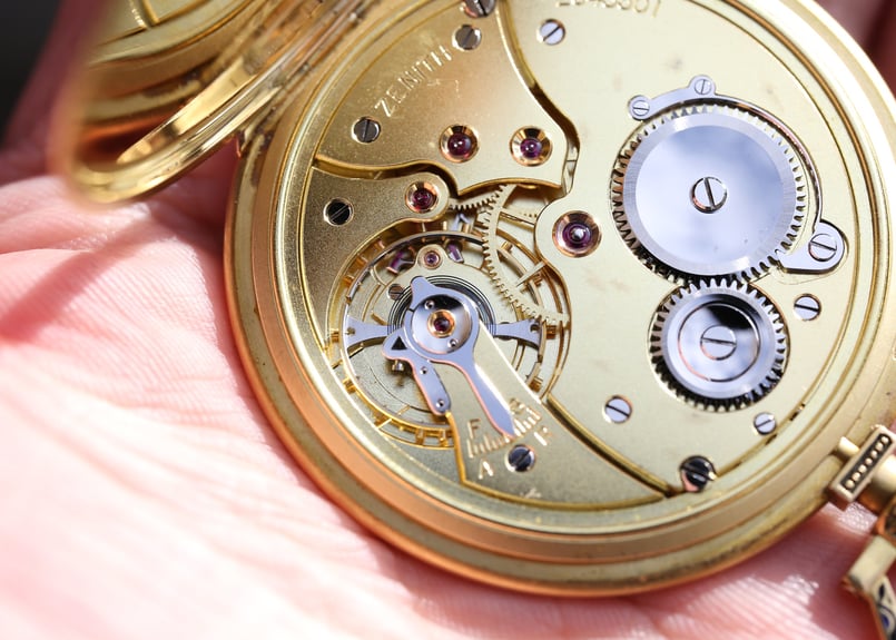 懐中時計 AX-59A ゼニス クロノメーター ZENITH Chronometre 薄型懐中時計