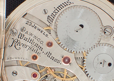 BA-40B　BIGELOW KENNARD&Co. BOSTON　（Waltham Riverside Maximus)　懐中時計