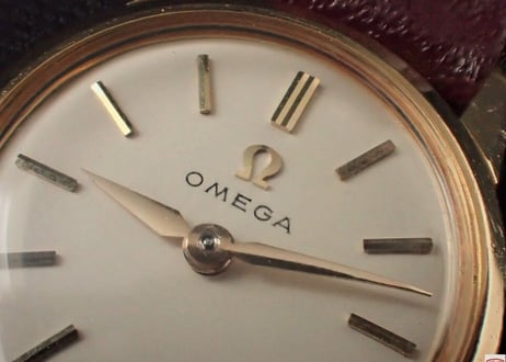 AU-7B　オメガ　OMEGA　レディース手巻き　K18YGケース