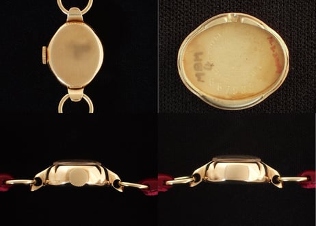ＡN-67D　レディーエルジン 　LADY ELGIN　手巻き　K14YGケース　BOX付き