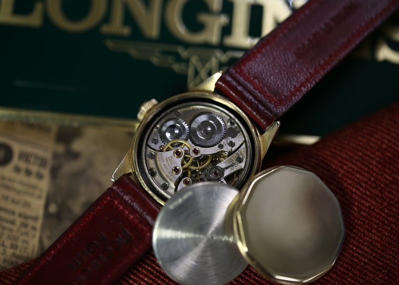 N598 腕時計　カッティングダイ AZ-7C ロンジン Longines Cal.10L (Cal.10.68N) K14YG