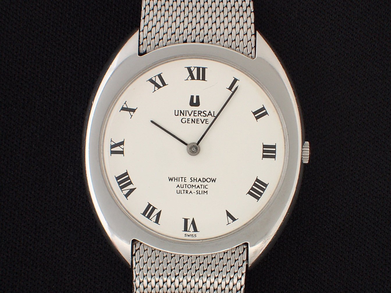✨UNIVERSALGENEVE✨ユニバーサルジュネーブ✨ホワイト文字盤✨腕時計 AZ-21B ユニバーサルジュネーブ UNIVERSAL GENEVE ホワイトシャドー
