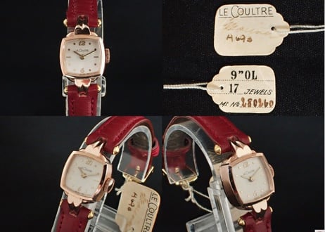 AL-63B　ルクルト　LE COULTRE　K14ピンクゴールドケース　手巻き　レディース