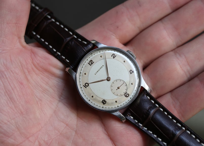 LONGINES ロンジン　メンズ腕時計　手巻き時計 【送料無料】 BA-32B ロンジン LONGINES 手巻き Cal.12.68Z ラージサイズ | ア