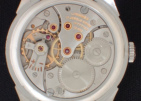 BA-38B  ロンジン  LONGINES　手巻き　Cal.12.68Z　スモールセコンド  スケルトン裏蓋付属
