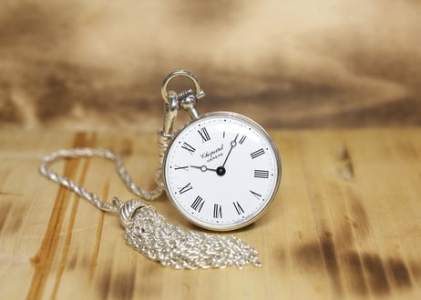 AZ-31B  ショパール　Chopard　懐中時計　シルバーケース　オリジナルBOX付き