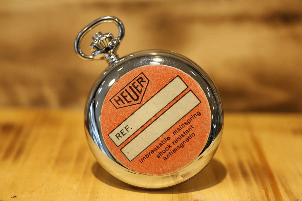 ホイヤー　HEUER 懐中時計　手巻き　ニッポン放送 楽天市場】【中古】HEUER ホイヤー 懐中時計 手巻き クロノ
