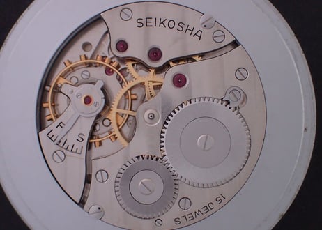 AO-42B　セイコー　２4型　基準時計 懐中時計　オリジナル木製BOX付き